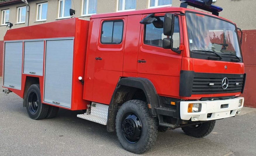 Mercedes 1124 AF, 4×4, 2400L vody + pena