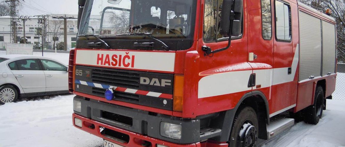 Odovzdanie vozidla DAF 65.180 TI, obci Boršice u Blatnice