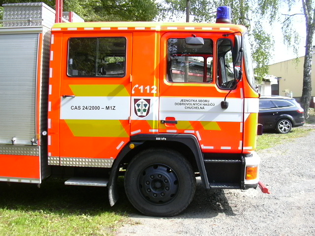 Odovzdanie vozidla Man M13F, obci Chuchelná