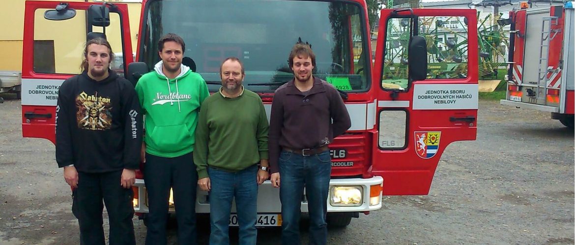 Odovzdanie vozidla Volvo FL 6.11, obci Nebílovy