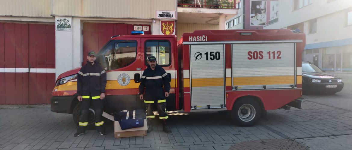 Spolupráca s hasičmi z DHZ Bratislava – Rača