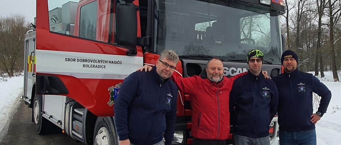 Odovzdanie vozidlo Scania , městys Boleradice