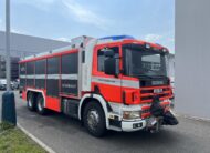 Scania  P124 124G.420 6×4, Rosenbauer 5000L vody + 1000L peny,  penotvorný, systém  Conti Cafs 400-2400