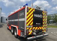 Scania  P124 124G.420 6×4, Rosenbauer 5000L vody + 1000L peny,  penotvorný, systém  Conti Cafs 400-2400