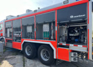 Scania  P124 124G.420 6×4, Rosenbauer 5000L vody + 1000L peny,  penotvorný, systém  Conti Cafs 400-2400