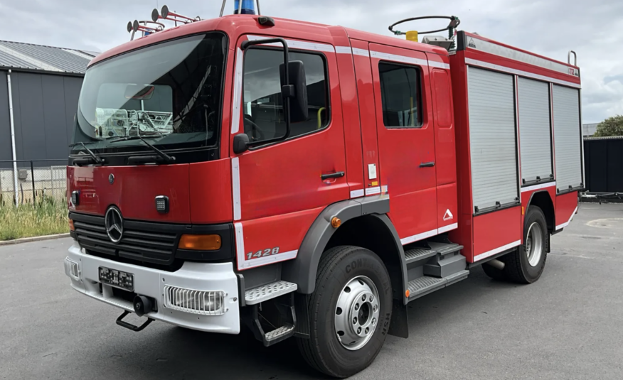 Mercedes Atego 1428 AF, 4×4, 2500L vody,  Vanasche Ziegler, výška do 3m !!!
