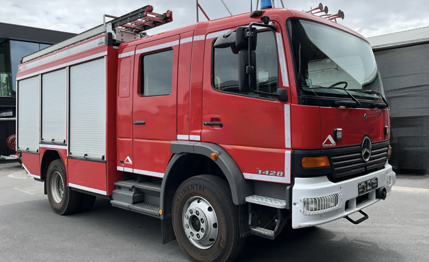 Mercedes Atego 1428 AF, 4×4, 2500L vody,  Vanasche Ziegler, výška do 3m !!!
