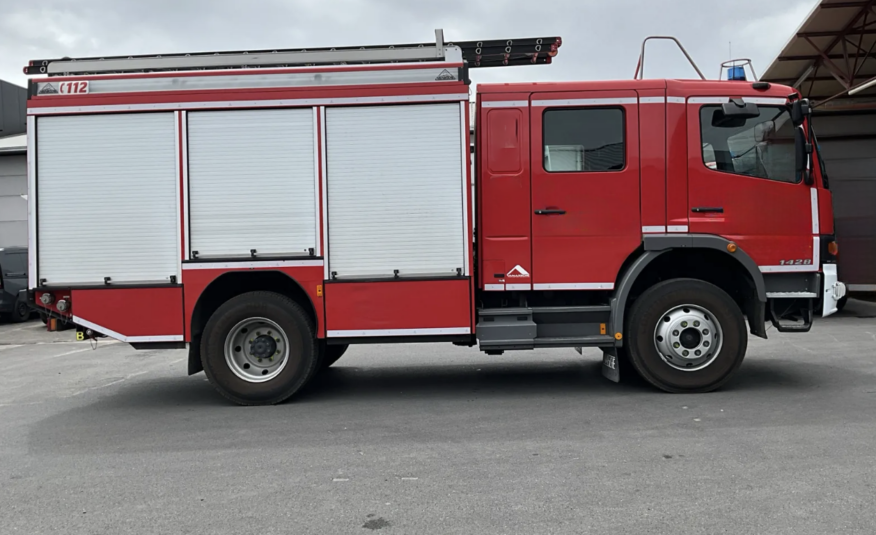 Mercedes Atego 1428 AF, 4×4, 2500L vody,  Vanasche Ziegler, výška do 3m !!!
