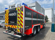 Scania  P124 124G.420 6×4, Rosenbauer 5000L vody + 1000L peny,  penotvorný, systém  Conti Cafs 400-2400